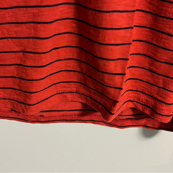 Red and Black Striped Tee - Picture 4 of 6